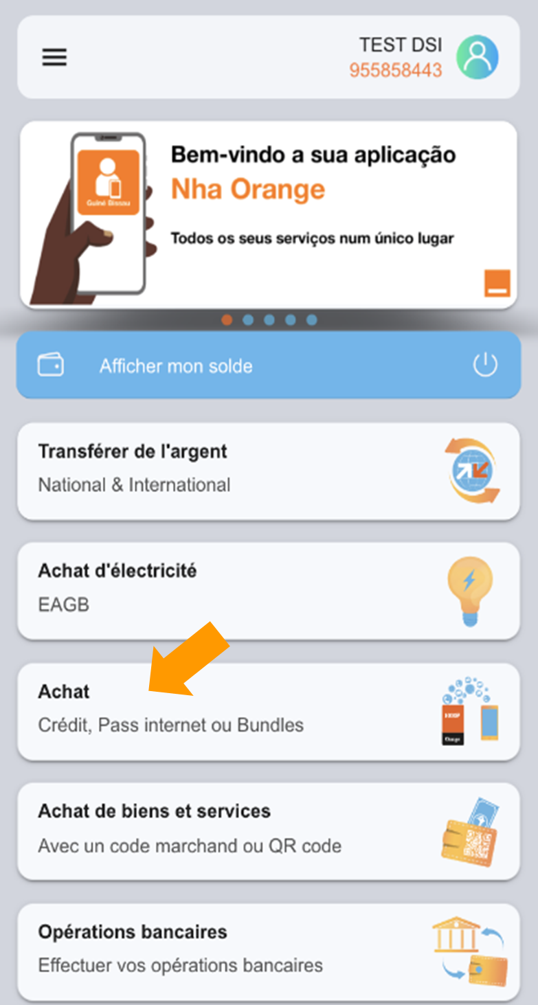 recarregar minha conta
